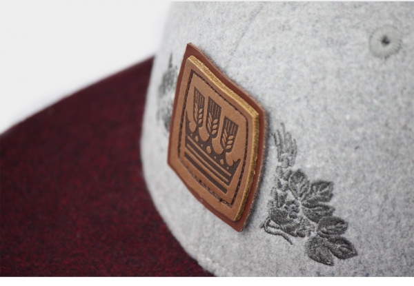 "Schweiger" - hellgrau (Snapback)